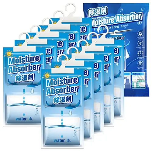 CONOPU 10 Packs x 248g (2.5kg) Deshumidificadores Armarios, 500ml Capacidad