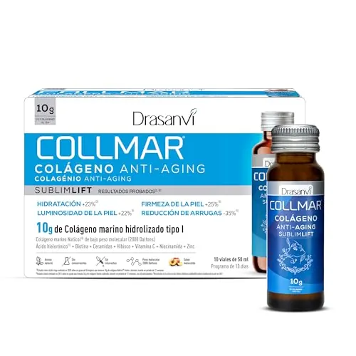 Drasanvi Colageno Marino SUBLIMLIFT 10 Shots 50ml Colágeno Melocotón