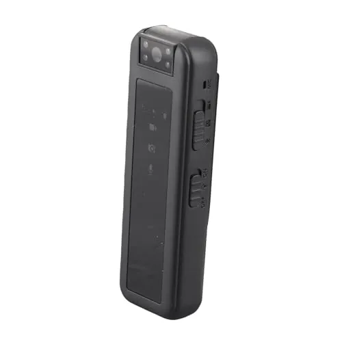 Mini Cámara Corporal, Multifunción, Visión Nocturna, 1080P, Grabadora de Video, Cámara Portátil Portátil, Cámara Corporal con Clip Trasero, para Oficina de Negocios, Deportes Al