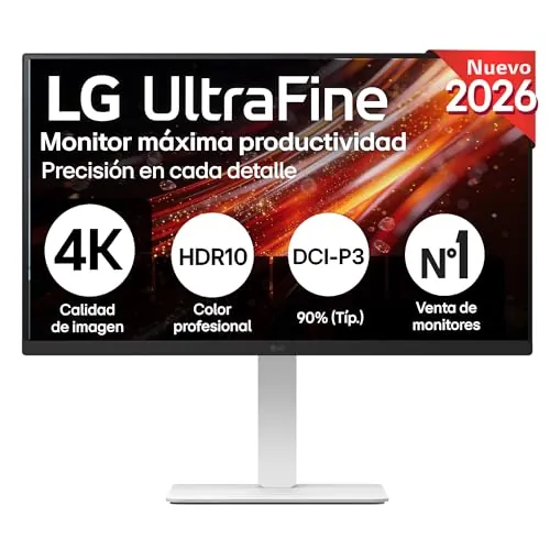 LG Monitor Ultrafine 27US50Z-W - 27'', IPS, 4K UHD, 60 Hz, HDR10, Blanco