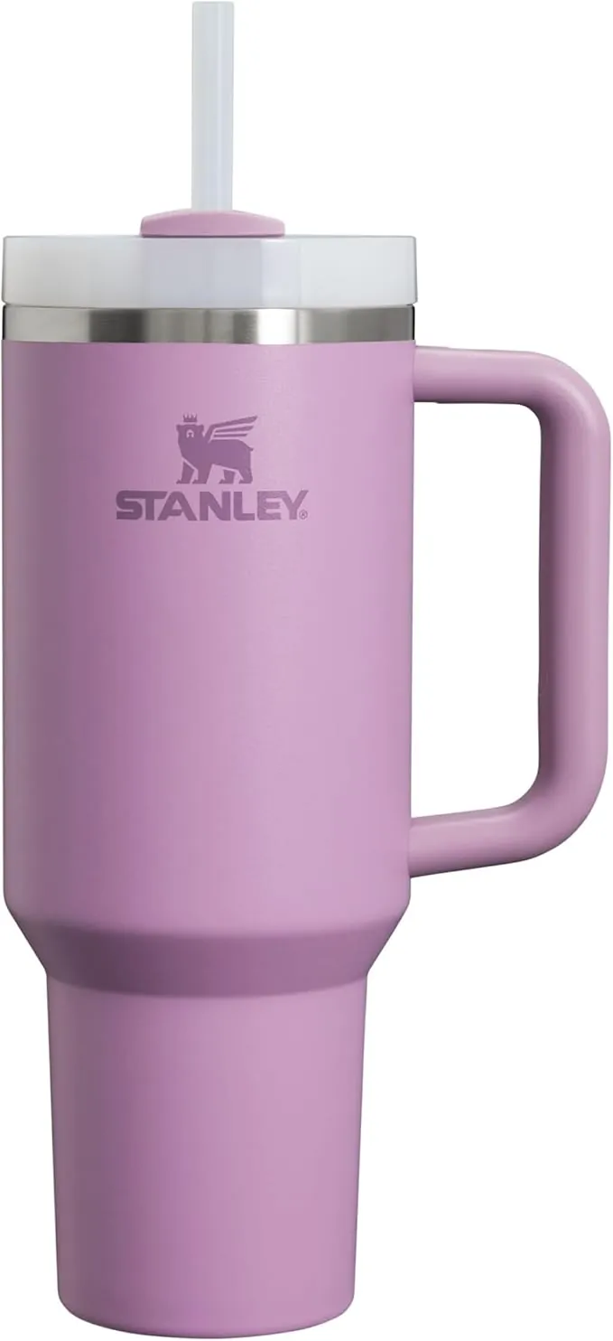STANLEY Quencher H2.0 FlowState Tumbler 1.2L - Termo Conserva el Frío 11 Horas - Helada Durante 48 Horas - Botella Agua Acero Inoxidable - Taza Termica - Vaso Termico Sin BPA - Lilac