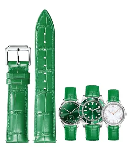 BINLUN Correa Reloj de Piel de Liberación Rápida Correas de Relojes de Cuero de Repuesto para Hombres y Mujeres con 12 Colores (10mm 12mm 14mm 15mm 16mm 17mm 18mm 19mm 20mm 21mm 22mm 23mm)