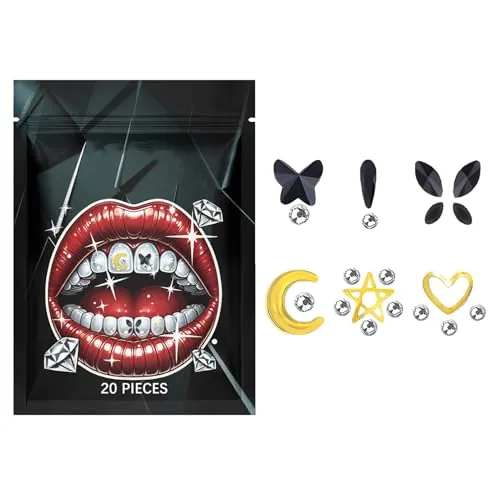 Joyería de dientes, gemas de dientes de de moda para niñas, kit de gemas de dientes de moda, gemas de dientes de para niñas, kit de iniciación de joyería de dientes, brillo con
