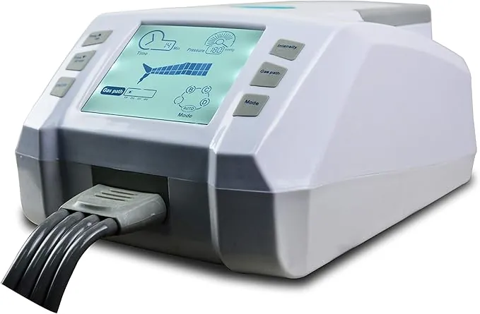 Equipo de Masaje por Aire - Digital con Intensidad Regulable - Masajeador Para Piernas - Abdomen Barriga - Brazo