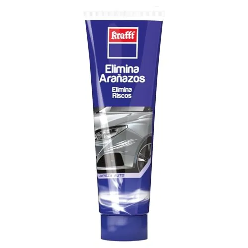 Krafft Reparador de arañazos – Elimina Rayaduras, Restos de Pintura y Manchas Persistentes – Aporta Brillo y Protección – Fácil Aplicación – Seguro para Todo Tipo de Colores y Pinturas – 150 ml