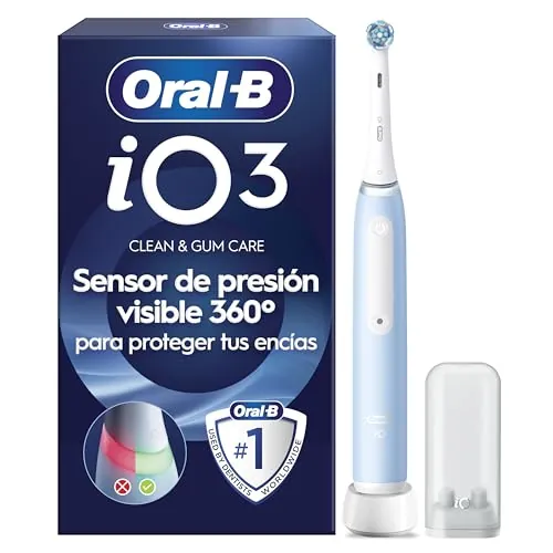 Oral-B iO 3N Cepillo de Dientes Eléctrico con 1 Cabezal, Azul