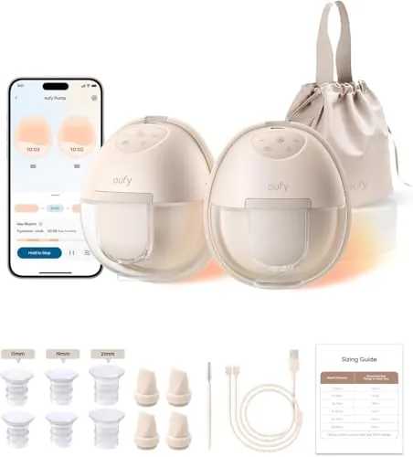 eufy S1 Sacaleches Portátil Con Calefacción, HeatFlow