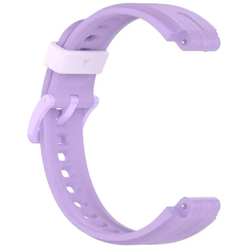 YIZITU Correa de silicona para reloj infantil, 15 mm, correa de repuesto de liberación rápida, correa de silicona suave a prueba de sudor