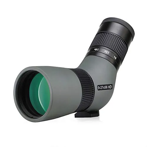 Svbony SV410 ED Telescopio Terrestre 9-27x56, Compacto Ligero Portátil, Lente FMC Mini Catalejos Spotting Scope para Observación de Aves