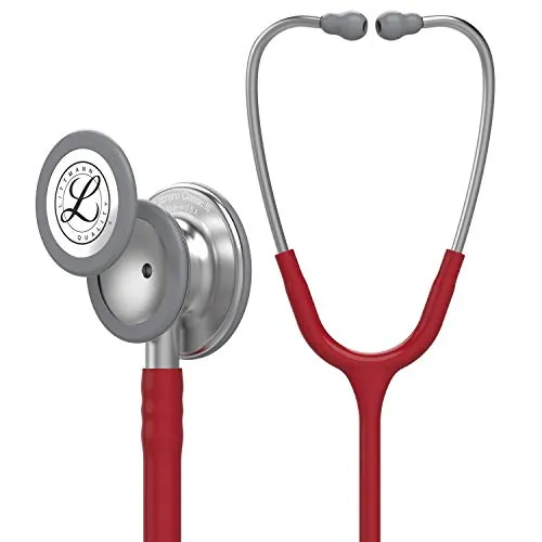 Littmann Classic III Estetoscopio Profesional, 5627, Tubo Burdeos