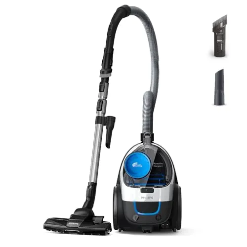 PHILIPS PowerPro Compact Aspiradora sin Bolsa, 900 W, 1,5L, PowerCyclone 5