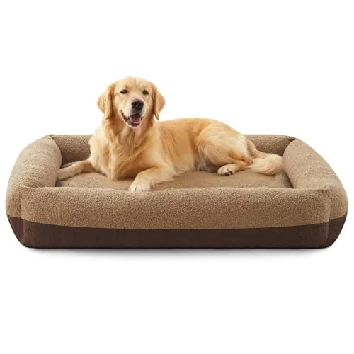 Pawk Cama Perro Grande, Cama para Perros Lavable, 94x72x21cm