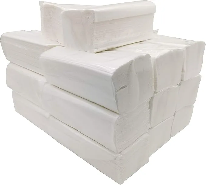 Limpiezabarata Toalla Papel Secamanos Tejido Zig Zag, Laminadas Doble Capa, Caja 3000 Unidades