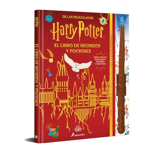 El libro de hechizos y pociones (libro oficial) (Harry Potter): Con una varita luminosa para leer la tinta invisible