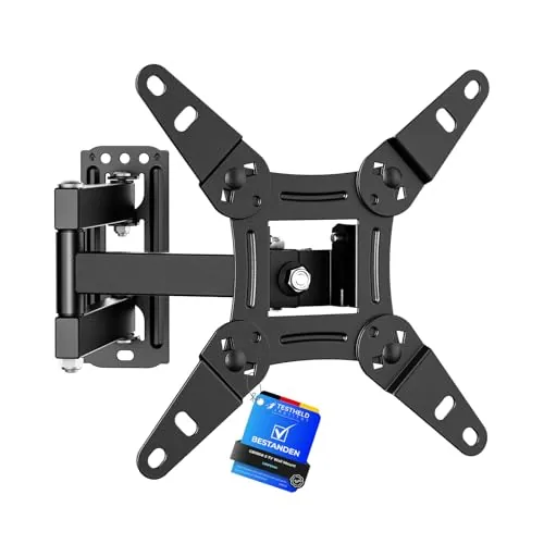 GRIFEMA GB1008-2 Soporte TV Pared para 13-43" Giratorio Inclinable y Extensible, Universal Soporte Television Pared, Carga hasta 20kg, MAX VESA 200x200mm