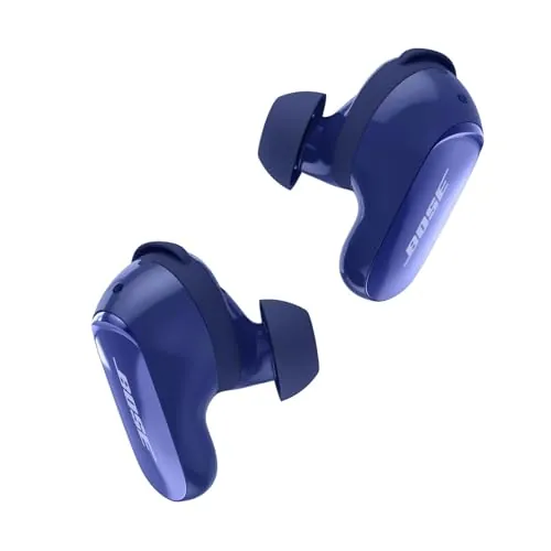 Bose Auriculares de botón QC Ultra Bluetooth 2.ª Gen, Auriculares de botón inalámbricos con cancelación de Ruido, hasta 6h de batería, IPX4, Audio inmersivo, Graves Profundos, Violeta Nocturno