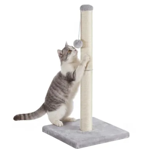 Feandrea Rascador para Gatos Adultos, de Sisal Natural, 84 cm de Alto
