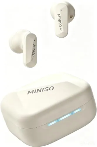 MINISO MS119 Auriculares Traductor en Tiempo Real,Auriculares Traductores Simultaneos IA 3 en 1,165 Idiomas y 9 Modos de Traducción,Bluetooth 6.0,48H de Autonomía para Viajes/Negocios/Estudios, Beige