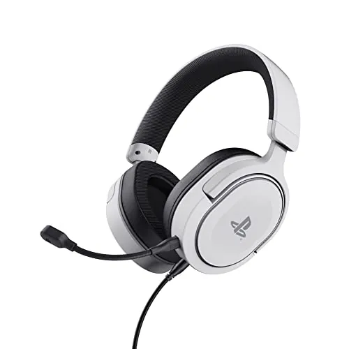 GXTrust Forta Cascos PS5 Licencia Oficial para PlayStation 5, Blanco