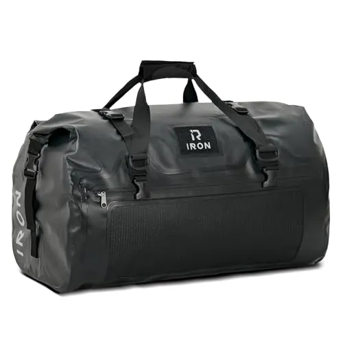 IRON JIA'S Bolsa Trasera de Moto Impermeable con Roll-Top