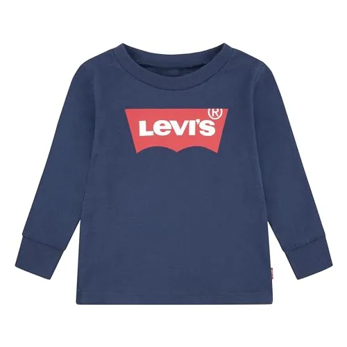 Levi's Lvb l/s batwing tee Bebé-Niños Dress Blues 3 años