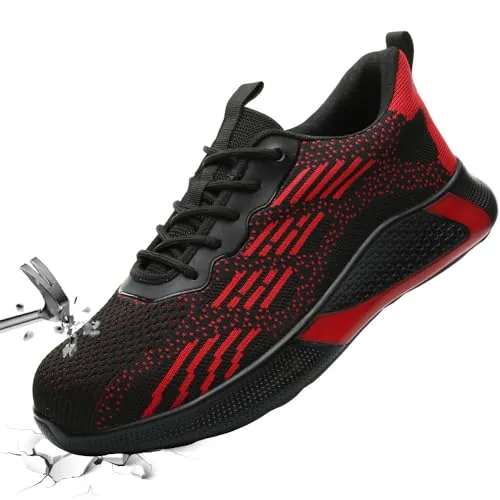 Zapatillas de Seguridad Mujer S1 Zapatillas de Trabajo Hombre 39 Ligero