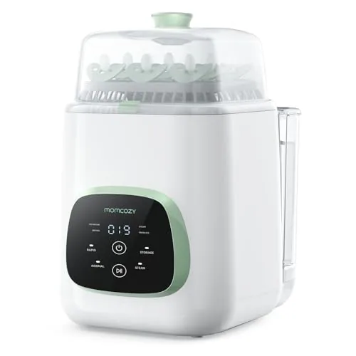 Momcozy KleanPal Pro Lavabiberones 3 en 1, Lava, Esteriliza y Seca