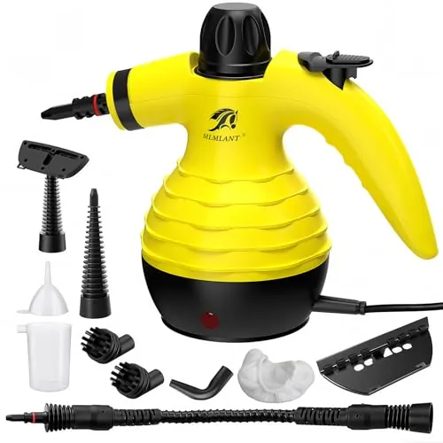 MLMLANT Limpiador a Vapor de Mano con 10 Accesorios