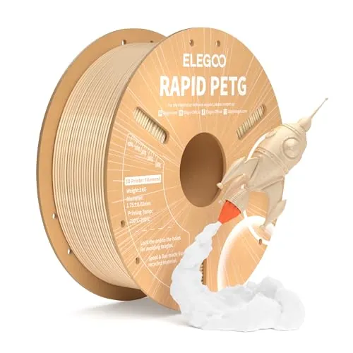 ELEGOO Filamento PETG Rápido 1.75 1KG Beige