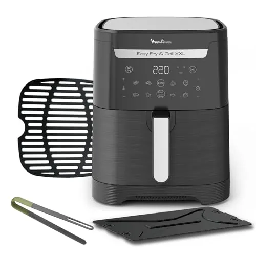 Moulinex Easy Fry & Grill XXL, Freidora de aire, Capacidad 6,5 L, 8 Programas Automáticos EZ801810ES