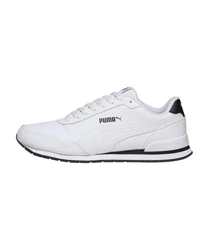 PUMA Unisex ST Runner v2 Full L Sneakers, Puma White-Puma White, 43 EU