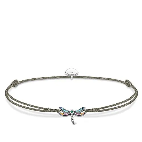 THOMAS SABO Colección de pulseras Little Secret para Mujer, Libélula colorida