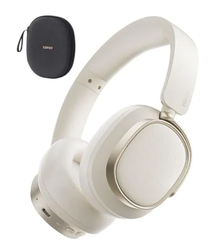 Edifier ES850NB Auriculares Inalámbricos ANC con LDAC y Audio Hi-Res，Marfil