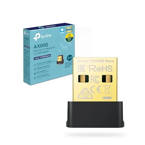 TP-Link Archer TX10UB Nano - Adaptador WiFi USB, AX900, 900 Mbps, WiFi 6