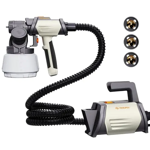 Tilswall Shark800 Pistola Pintura Electrica Pulverizador de Pintura, Blanco