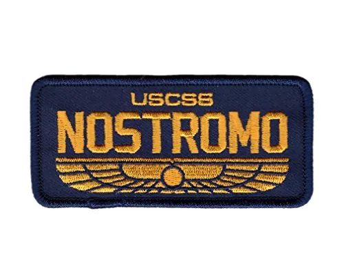 Titan One Europe - Nostromo Tag Ship Crew Alien Cosplay Parche Bordado Táctico (NAVY BLUE)