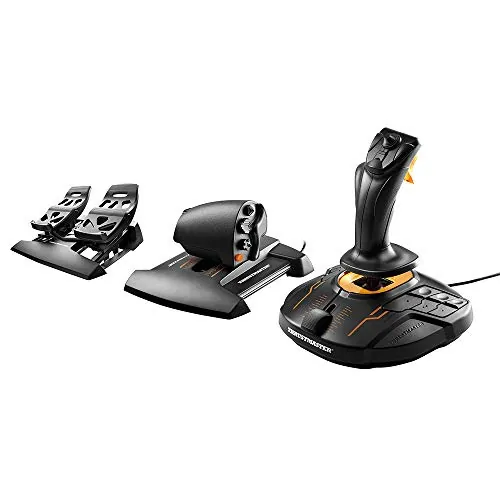 Thrustmaster T16000M FCS Flight Pack - Joystick, Acelerador y Timón - PC