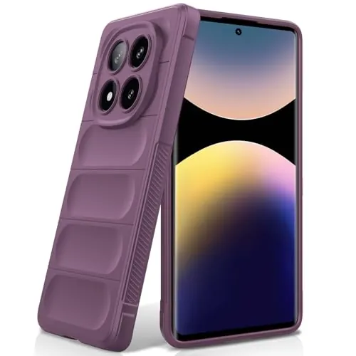 BonYonka Funda compatible con Xiaomi Redmi Note 14 Pro 5G/Poco X7 5G, resistente a los golpes, patrón ondulado resistente a los arañazos, forro de microfibra suave, protección integral con protección