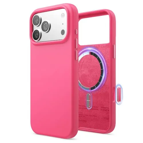 elago Funda Magnética de Silicona Líquida para iPhone 18 Pro Max/17 Pro MAX