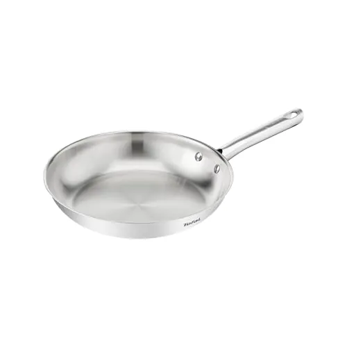 Tefal Duetto On - Sartén 20 cm, Acero Inoxidable, Sin revestimiento