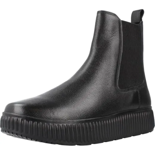 Geox Botines D Graisy B para mujer, Black, 40 EU