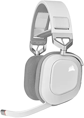 Corsair HS80 RGB Wireless Auriculares para Juegos Multiplataforma – Blanco