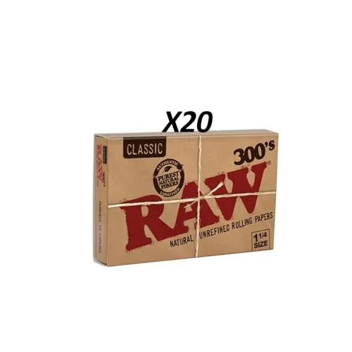 Papel Raw Classic 300 (Tamaño 1,1/4) Estandar (20, Unidad)
