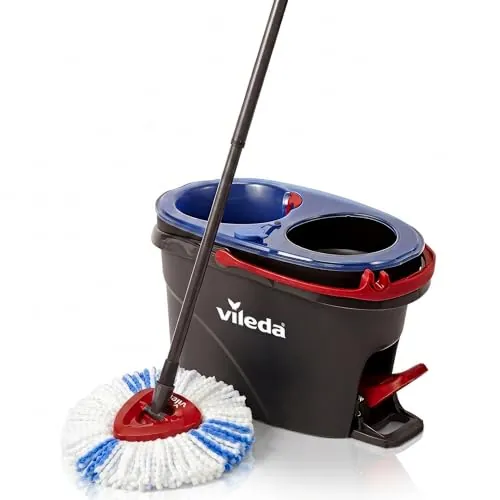 Vileda H2PrO - Sistema de Fregona Giratoria con Cubo de Doble Cámara