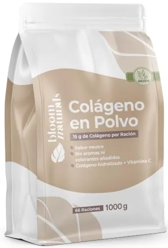 Colágeno Hidrolizado en Polvo – 1 kg (1000 g) – Péptidos Tipo 1 y 3