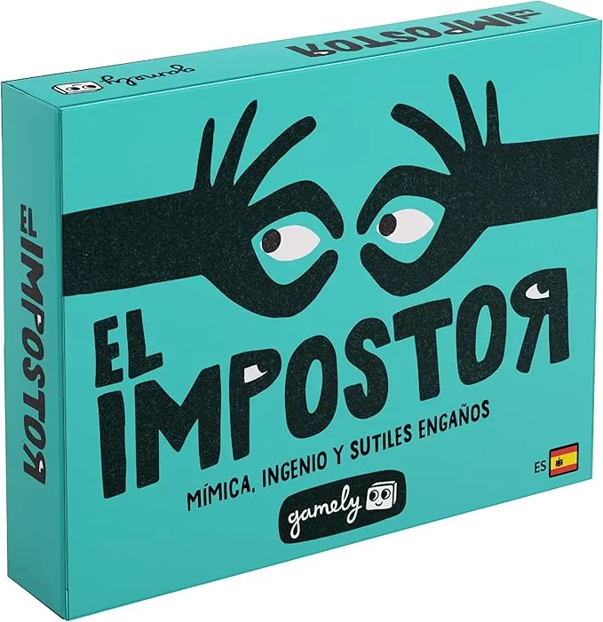 Gamely El Impostor | Divertido Juego de mímica e identidades secretas en Formato de Bolsillo – mentiras, conjeturas y Gestos discretos para Adultos, jóvenes y familias (Segunda Edición)