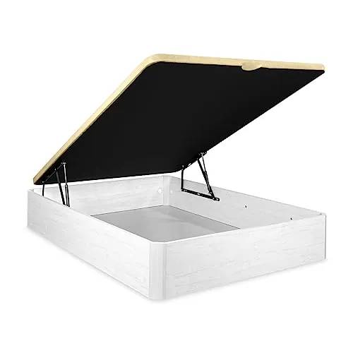 Somnia Descanso - Canapé Abatible súper Reforzado Gran Capacidad con Tapa Transpirable, Esquinas Redondeadas, 135 x 180, Polar