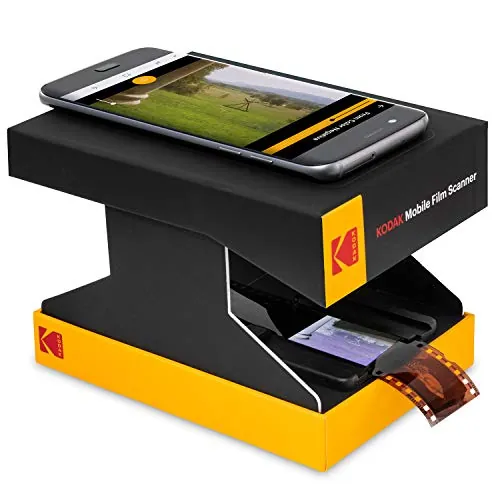 KODAK Escáner de película móvil - Escanea y Guarda películas Antiguas de 35 mm y Diapositivas con tu cámara de Smartphone