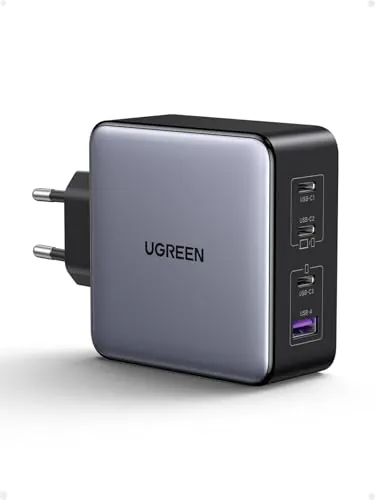 UGREEN Nexode 160W Cargador USB C Carga Rápido GaNInfinity Adaptador