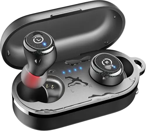 TOZO T10 Auriculares Inalámbricos Bluetooth, Listo para Entrenar y Viajar